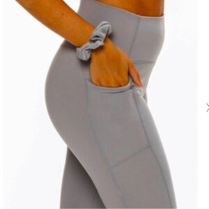 Ethos Womens Purple High-Waisted Leggings Small